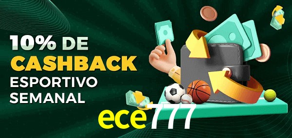 10% de bônus de cashback na ece777